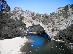 Cyclisme, Rennrad, Gorges Ardeche, Pont d'Arc, Beûlée,, Alpinradler